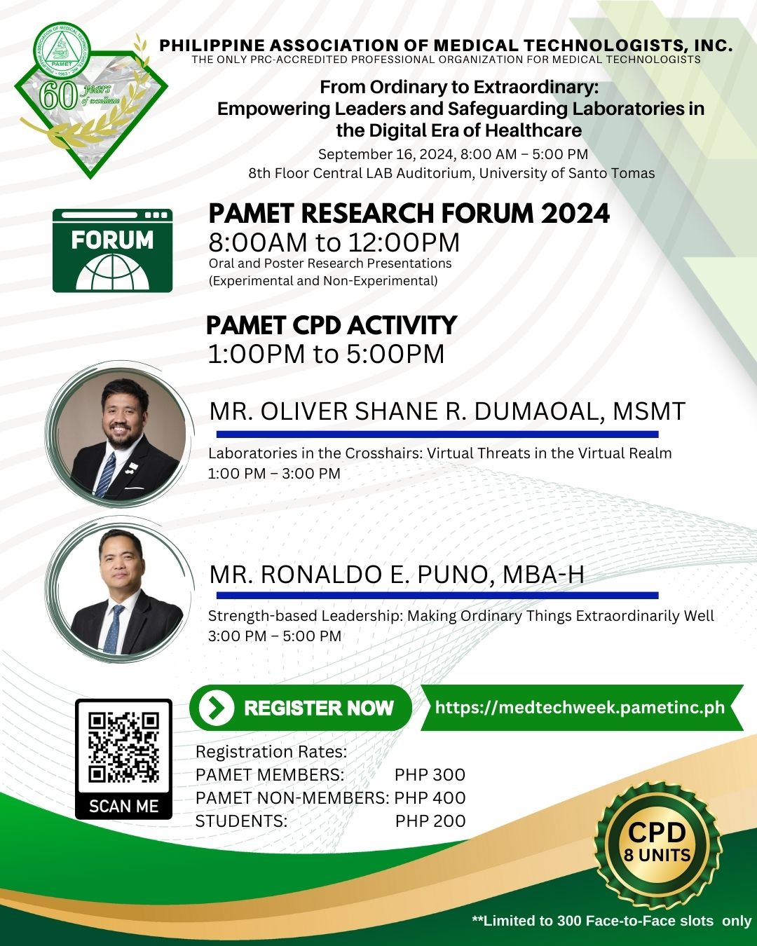 PAMET Research Forum and CPD Activity