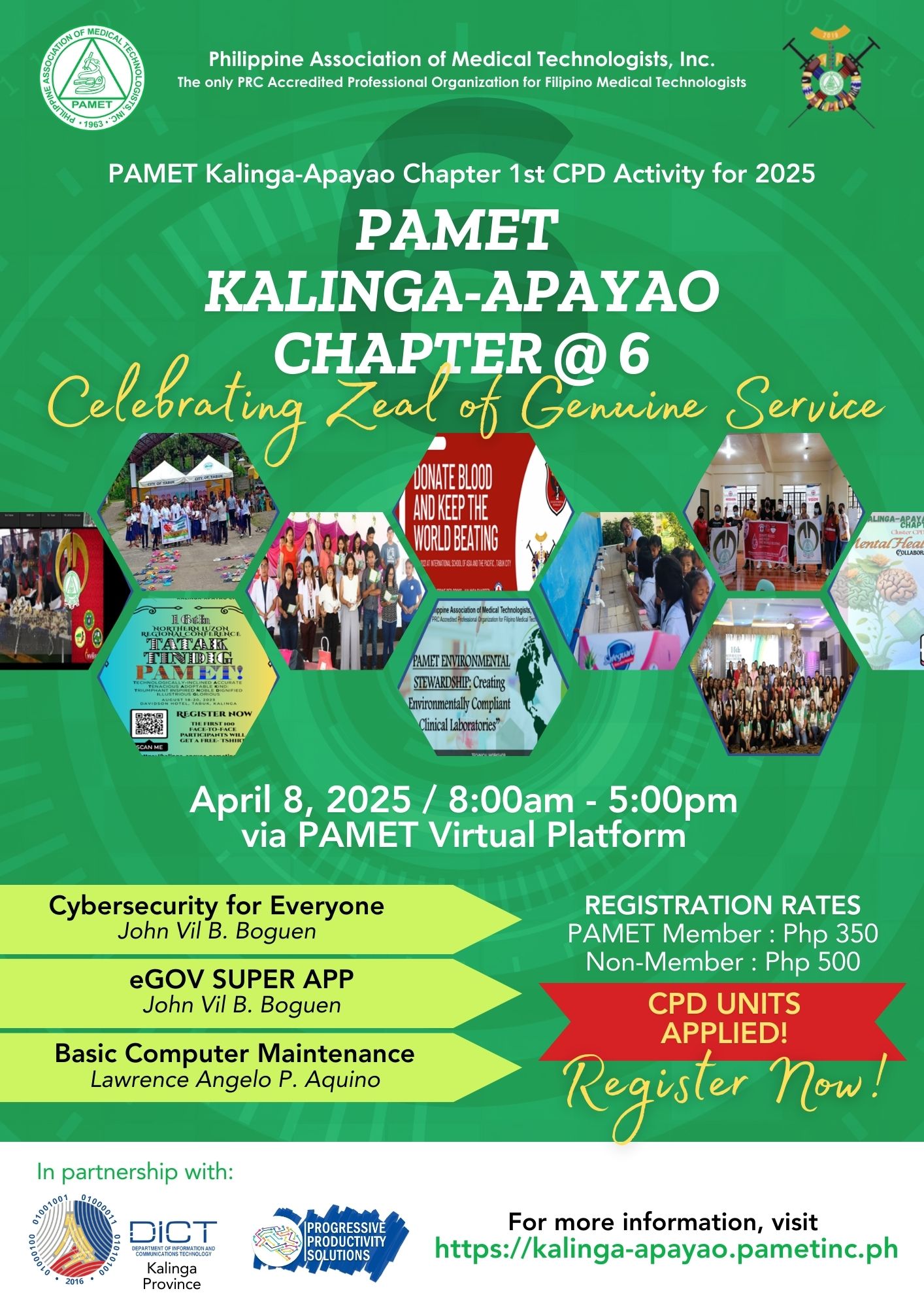 PAMET Kalinga-Apayao Chapter 1st CPD Activity for 2025