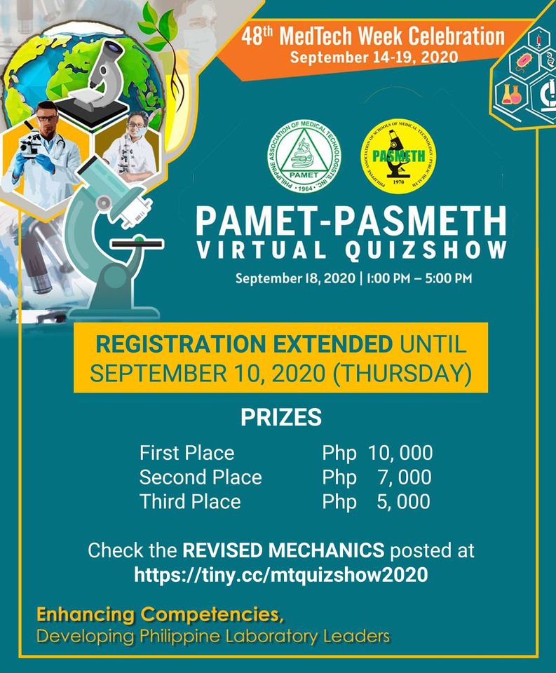 PAMET-PASMETH Virtual Quiz Show