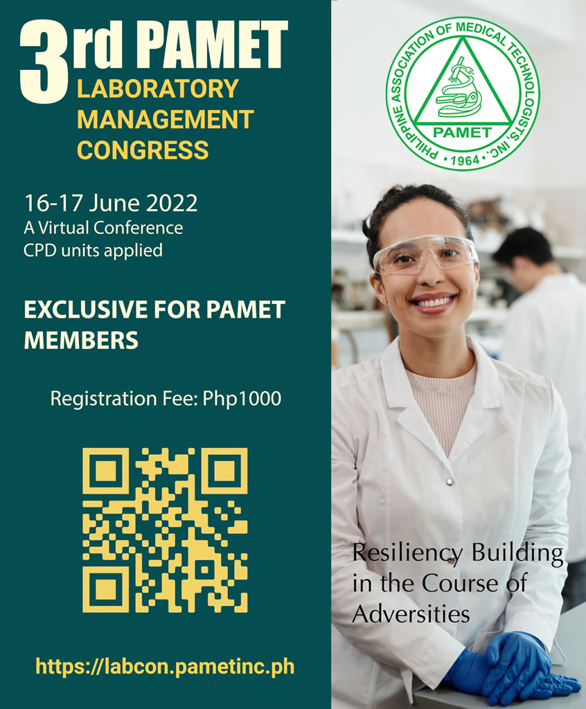 3rd PAMET Laboratory Management Congress