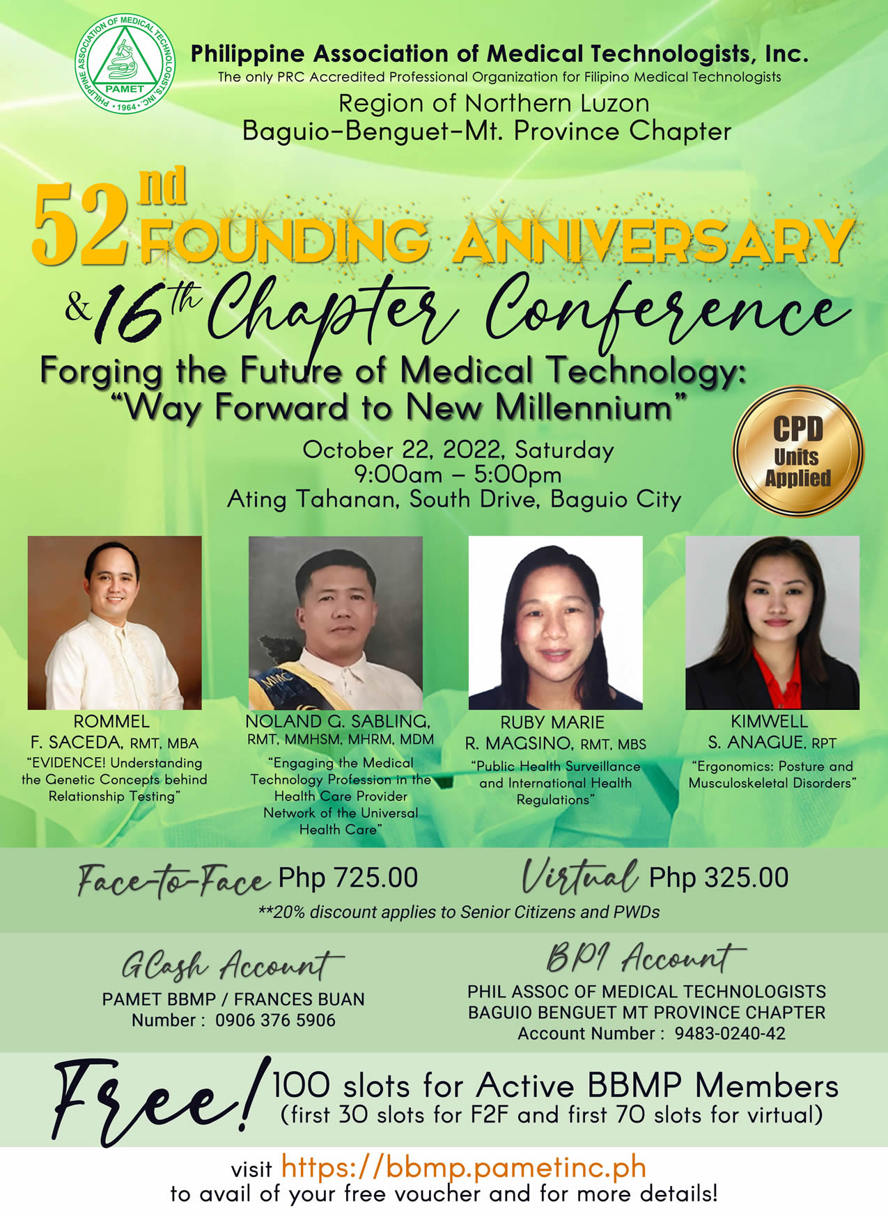 52nd Founding Anniversary and 16th Chapter Conference